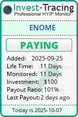 HYIP Monitor-Invest-Tracing.com