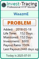Monitored by Invest-Tracing.com HYIP Monitor-Invest-Tracing.com