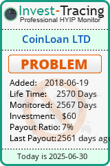 Monitored by Invest-Tracing.com HYIP Monitor-Invest-Tracing.com