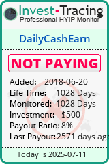 Monitored by Invest-Tracing.com HYIP Monitor-Invest-Tracing.com