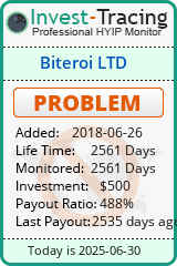 Monitored by Invest-Tracing.com HYIP Monitor-Invest-Tracing.com