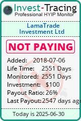 Monitored by Invest-Tracing.com HYIP Monitor-Invest-Tracing.com