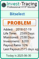 Monitored by Invest-Tracing.com HYIP Monitor-Invest-Tracing.com