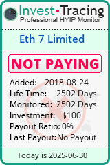 Monitored by Invest-Tracing.com HYIP Monitor-Invest-Tracing.com