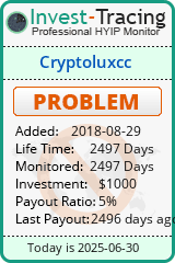 Monitored by Invest-Tracing.com HYIP Monitor-Invest-Tracing.com