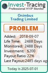 Monitored by Invest-Tracing.com HYIP Monitor-Invest-Tracing.com