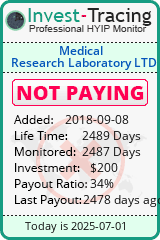 Monitored by Invest-Tracing.com HYIP Monitor-Invest-Tracing.com