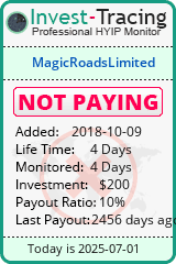 Monitored by Invest-Tracing.com HYIP Monitor-Invest-Tracing.com