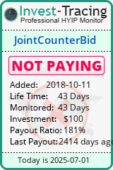 Monitored by Invest-Tracing.com HYIP Monitor-Invest-Tracing.com
