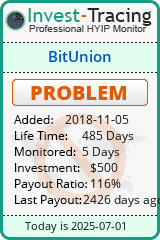 Monitored by Invest-Tracing.com HYIP Monitor-Invest-Tracing.com
