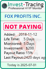 Monitored by Invest-Tracing.com HYIP Monitor-Invest-Tracing.com