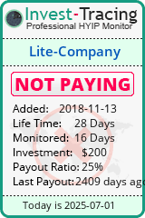 Monitored by Invest-Tracing.com HYIP Monitor-Invest-Tracing.com