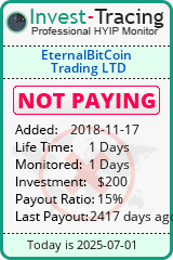 Monitored by Invest-Tracing.com HYIP Monitor-Invest-Tracing.com