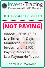 HYIP Monitor-Invest-Tracing.com