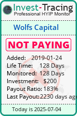 Monitored by Invest-Tracing.com HYIP Monitor-Invest-Tracing.com