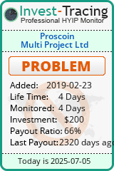 Monitored by Invest-Tracing.com HYIP Monitor-Invest-Tracing.com