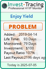 Monitored by Invest-Tracing.com HYIP Monitor-Invest-Tracing.com