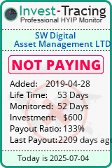 Monitored by Invest-Tracing.com HYIP Monitor-Invest-Tracing.com