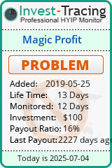 Monitored by Invest-Tracing.com HYIP Monitor-Invest-Tracing.com
