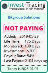 Monitored by Invest-Tracing.com HYIP Monitor-Invest-Tracing.com