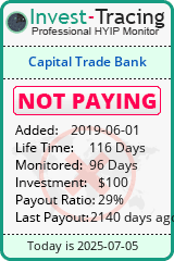 Monitored by Invest-Tracing.com HYIP Monitor-Invest-Tracing.com