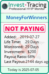 Monitored by Invest-Tracing.com HYIP Monitor-Invest-Tracing.com
