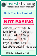Monitored by Invest-Tracing.com HYIP Monitor-Invest-Tracing.com