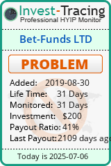 Monitored by Invest-Tracing.com HYIP Monitor-Invest-Tracing.com