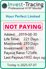 Monitored by Invest-Tracing.com HYIP Monitor-Invest-Tracing.com