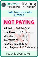 Monitored by Invest-Tracing.com HYIP Monitor-Invest-Tracing.com