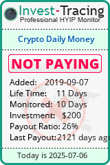 Monitored by Invest-Tracing.com HYIP Monitor-Invest-Tracing.com