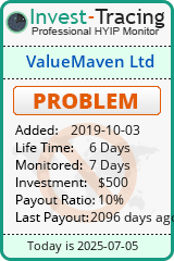 Monitored by Invest-Tracing.com HYIP Monitor-Invest-Tracing.com
