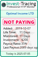 Monitored by Invest-Tracing.com HYIP Monitor-Invest-Tracing.com