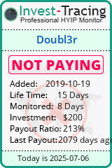 Monitored by Invest-Tracing.com HYIP Monitor-Invest-Tracing.com