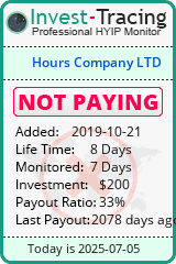 Monitored by Invest-Tracing.com HYIP Monitor-Invest-Tracing.com