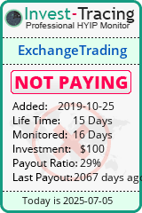 Monitored by Invest-Tracing.com HYIP Monitor-Invest-Tracing.com