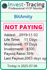 Monitored by Invest-Tracing.com HYIP Monitor-Invest-Tracing.com