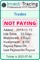 Monitored by Invest-Tracing.com HYIP Monitor-Invest-Tracing.com