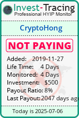 Monitored by Invest-Tracing.com HYIP Monitor-Invest-Tracing.com