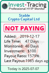 Monitored by Invest-Tracing.com HYIP Monitor-Invest-Tracing.com
