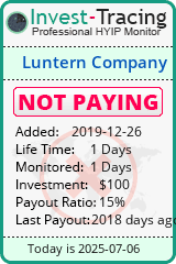 Monitored by Invest-Tracing.com HYIP Monitor-Invest-Tracing.com