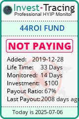 Monitored by Invest-Tracing.com HYIP Monitor-Invest-Tracing.com