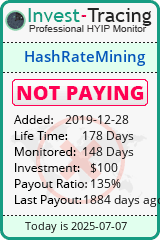 Monitored by Invest-Tracing.com HYIP Monitor-Invest-Tracing.com