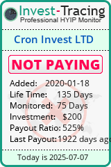 Monitored by Invest-Tracing.com HYIP Monitor-Invest-Tracing.com