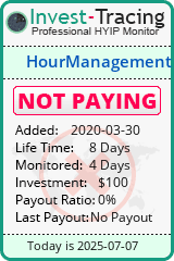 Monitored by Invest-Tracing.com HYIP Monitor-Invest-Tracing.com