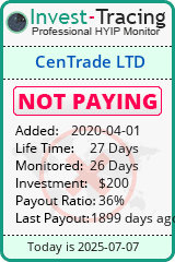 Monitored by Invest-Tracing.com HYIP Monitor-Invest-Tracing.com
