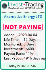 Monitored by Invest-Tracing.com HYIP Monitor-Invest-Tracing.com