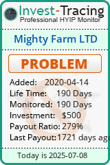 Monitored by Invest-Tracing.com HYIP Monitor-Invest-Tracing.com
