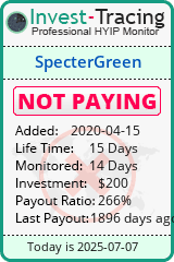 Monitored by Invest-Tracing.com HYIP Monitor-Invest-Tracing.com