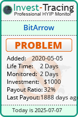Monitored by Invest-Tracing.com HYIP Monitor-Invest-Tracing.com